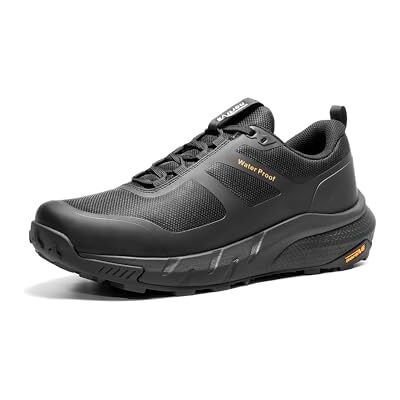 NORTIV 8 Sapatos Trekking para homem com sola de borracha antiderrapante, sapatilhas de caminhada impermeáveis botas de montanha leves, tamanho 47, preto, NMUMHI2505 NORTIV 8 Sapatos Trekking para homem com sola de borracha antiderrapante, sapatilhas de caminhada impermeáveis botas de montanha leves, tamanho 47, preto, NMUMHI2505