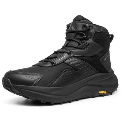 NORTIV 8 Botas de montanha homem impermeáveis com biqueira larga sapatilhas Trekking com palmilha de borracha antiderrapantes para caminhadas acampar NORTIV 8 Botas de montanha homem impermeáveis com biqueira larga sapatilhas Trekking com palmilha de borracha antiderrapantes para caminhadas acampar