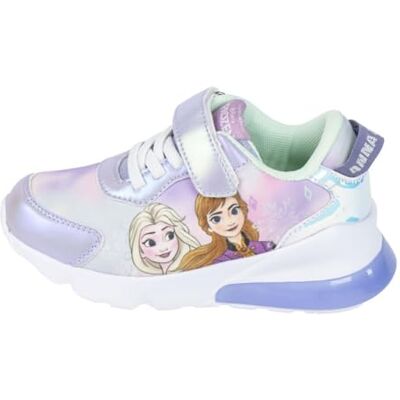 Disney Elsa e Anna Sapatos para menina, Frozen calçado desportivo para meninas, luzes desportivas para menina, tamanho UE 28 Disney Elsa e Anna Sapatos para menina, Frozen calçado desportivo para meninas, luzes desportivas para menina, tamanho UE 28