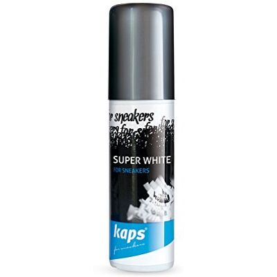 Kaps Branqueador para sapatilhas desportivas e calçado casual, couro e têxtil, super branco, 75 ml Kaps Branqueador para sapatilhas desportivas e calçado casual, couro e têxtil, super branco, 75 ml