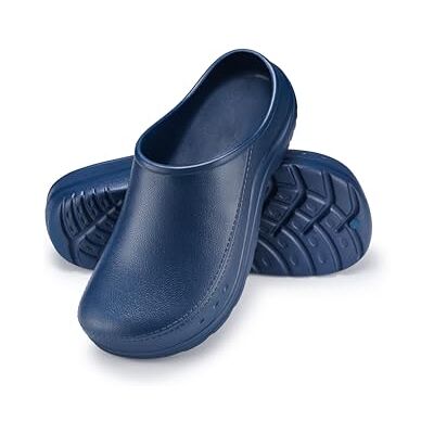 ESTRO Socas Sanitárias Mulher Fechadas Socas Cruzadas Homem Socas Sanitárias Sapatos de Cozinha Homem , Azul escuro ESTRO Socas Sanitárias Mulher Fechadas Socas Cruzadas Homem Socas Sanitárias Sapatos de Cozinha Homem , Azul escuro