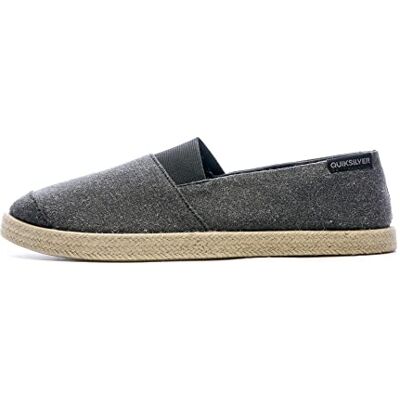 Quiksilver Espadrilled Sapatos para homem, preto Solid Black Sbkm, 39 UE Quiksilver Espadrilled Sapatos para homem, preto Solid Black Sbkm, 39 UE