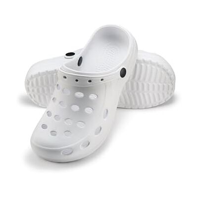ESTRO Tamancos Mulher Verão Borracha Tamancos Sanitários Mulher Unisexo Sapatilhas Casa Verão Homem Leve , Branco, 41 UE ESTRO Tamancos Mulher Verão Borracha Tamancos Sanitários Mulher Unisexo Sapatilhas Casa Verão Homem Leve , Branco, 41 UE