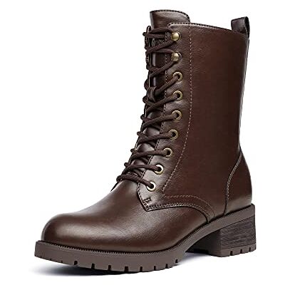 DREAM PAIRS Dmb214, Botas de Combate Femininas, Castanho, 39 EU DREAM PAIRS Dmb214, Botas de Combate Femininas, Castanho, 39 EU