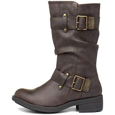 Rocket Dog Trumble Botas femininas, cor castanha (Galaxy Brown), tamanho 38 UE Rocket Dog Trumble Botas femininas, cor castanha (Galaxy Brown), tamanho 38 UE
