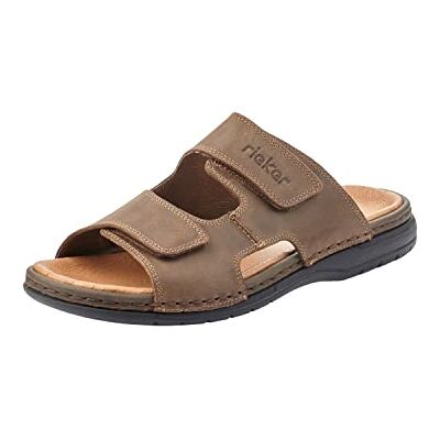 Rieker Herren Pantolette Christoph 600120 Tamancos para homem, Braun Tabak 25, 40 UE Rieker Herren Pantolette Christoph 600120 Tamancos para homem, Braun Tabak 25, 40 UE