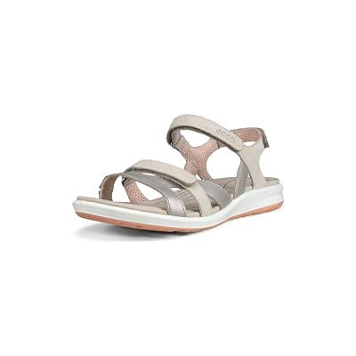 ECCO Cruise Ii Sandálias de caminhada para mulher, prateado Silver Grey Gravel Rose Dust 50862, 43 UE ECCO Cruise Ii Sandálias de caminhada para mulher, prateado Silver Grey Gravel Rose Dust 50862, 43 UE