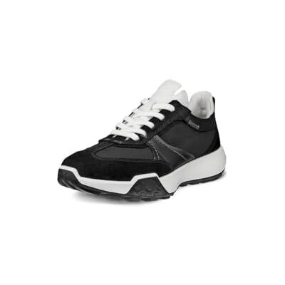 ECCO Retro Sneaker sapatilhas mulher, Preto Preto Branco, 37 UE ECCO Retro Sneaker sapatilhas mulher, Preto Preto Branco, 37 UE