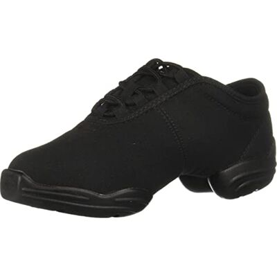 Capezio Sapatilhas de dança de lona para mulher, preto, UE 40 Capezio Sapatilhas de dança de lona para mulher, preto, UE 40