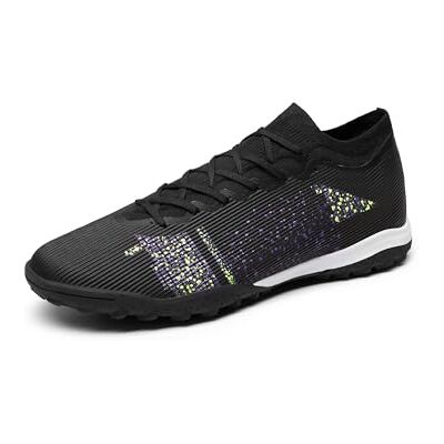 DREAM PAIRS Botas de futebol com relva artificial sapatos homem calçado de futebol sala para homem desporto Spike, tamanho 39, preto, SDSO25018M-D DREAM PAIRS Botas de futebol com relva artificial sapatos homem calçado de futebol sala para homem desporto Spike, tamanho 39, preto, SDSO25018M-D