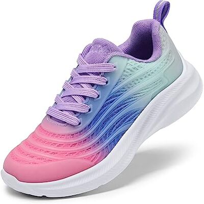 DREAM PAIRS Kids Sapatilhas para meninas e meninos com cordões desportivos para corrida com proteção TPU de dedo de pé duráveis, 32 UE DREAM PAIRS Kids Sapatilhas para meninas e meninos com cordões desportivos para corrida com proteção TPU de dedo de pé duráveis, 32 UE