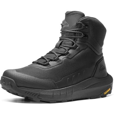 NORTIV 8 Botas militares leves táticas de polícia para homem, preto, 40 NORTIV 8 Botas militares leves táticas de polícia para homem, preto, 40