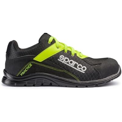 Sparco Sapatilhas Practice JOS tamanho 41 preto/amarelo S1P SRC Sparco Sapatilhas Practice JOS tamanho 41 preto/amarelo S1P SRC