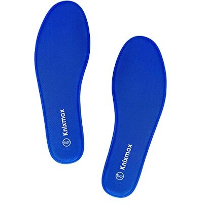 Knixmax Palmilhas Memory Foam para sapatos de mulher e homem, palmilhas conforto, amortecedoras, confortáveis e flexíveis para trabalho, desporto, caminhada, passeio 35 47 UE Knixmax Palmilhas Memory Foam para sapatos de mulher e homem, palmilhas conforto, amortecedoras, confortáveis e flexíveis para trabalho, desporto, caminhada, passeio 35 47 UE