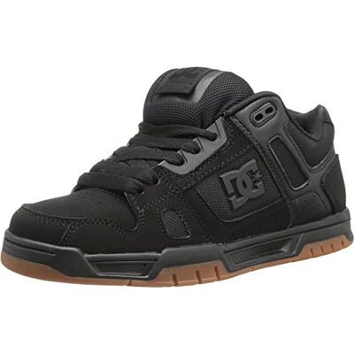 DC Shoes Sapatilhas Stag Skate para homem, Goma preta, 44,5 UE DC Shoes Sapatilhas Stag Skate para homem, Goma preta, 44,5 UE