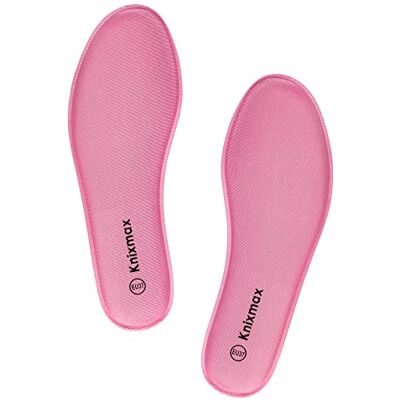 Knixmax Palmilhas Memory Foam para sapatos de mulher e homem, palmilhas conforto, amortecedoras, confortáveis e flexíveis para trabalho, desporto, caminhada, passeio 35 47 UE Knixmax Palmilhas Memory Foam para sapatos de mulher e homem, palmilhas conforto, amortecedoras, confortáveis e flexíveis para trabalho, desporto, caminhada, passeio 35 47 UE