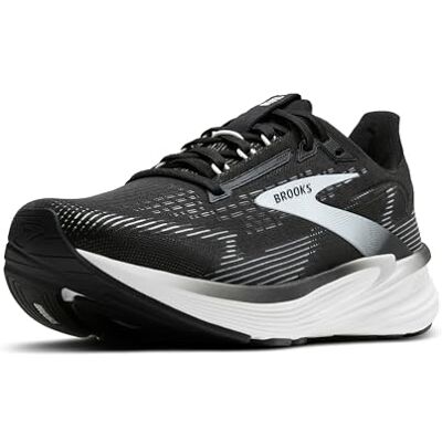 Brooks Revel 8 Sapato Homem, Preto Cinzento Branco, 44 UE Brooks Revel 8 Sapato Homem, Preto Cinzento Branco, 44 UE