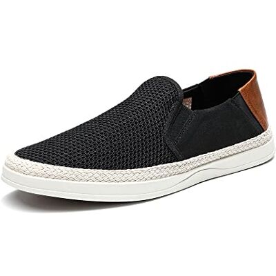 Bruno Marc Mocassim homem casual verão sapatos, tamanho 43, preto Bruno Marc Mocassim homem casual verão sapatos, tamanho 43, preto