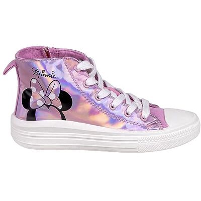 Disney Minnie Mouse Sapatos para menina, calçado desportivo para meninas, desportos altos para menina, presente de menina, tamanhos UE 30 a 34, ROSA Disney Minnie Mouse Sapatos para menina, calçado desportivo para meninas, desportos altos para menina, presente de menina, tamanhos UE 30 a 34, ROSA