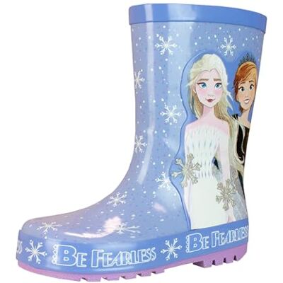 Disney Botas impermeáveis para meninas Frozen, azul, 28 UE Disney Botas impermeáveis para meninas Frozen, azul, 28 UE