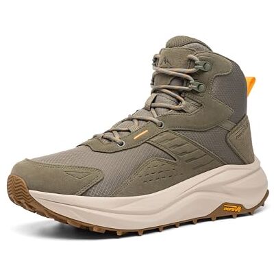 NORTIV 8 Botas de montanha homem impermeáveis com biqueira larga sapatilhas Trekking com palmilha de borracha antiderrapantes para caminhadas acampar NORTIV 8 Botas de montanha homem impermeáveis com biqueira larga sapatilhas Trekking com palmilha de borracha antiderrapantes para caminhadas acampar