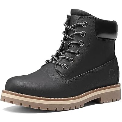 Bruno Marc Botas homem antiderrapantes botins Trekking ar livre sapatos repelente de água para primavera outono preto SBSB226M-1 tamanho 43,5 EU/10US Bruno Marc Botas homem antiderrapantes botins Trekking ar livre sapatos repelente de água para primavera outono preto SBSB226M-1 tamanho 43,5 EU/10US