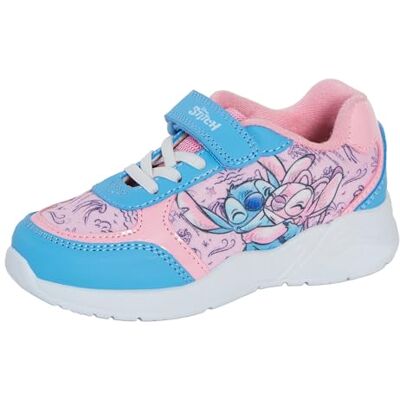 Disney Sapatilhas desportivas para meninas com design de anjo, informais, fáceis de tocar, para corrida, multicolorido, 26,5 UE Disney Sapatilhas desportivas para meninas com design de anjo, informais, fáceis de tocar, para corrida, multicolorido, 26,5 UE