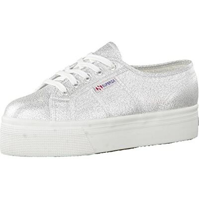 Superga 2790-lamew, Sapatilhas de mulher, prateado cinzento prateado 031, 42 UE Superga 2790-lamew, Sapatilhas de mulher, prateado cinzento prateado 031, 42 UE