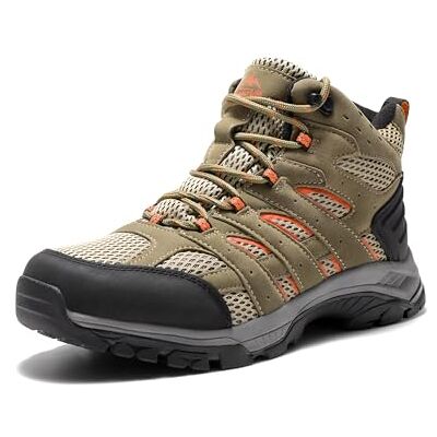 NORTIV 8 Sapatos de Caminhada Impermeáveis Botas de Montanha para Mulher Sapatilhas de Trekking Caça Antiderrapantes Leves para o Ar Livre, Castanho laranja, 39 EU NORTIV 8 Sapatos de Caminhada Impermeáveis Botas de Montanha para Mulher Sapatilhas de Trekking Caça Antiderrapantes Leves para o Ar Livre, Castanho laranja, 39 EU