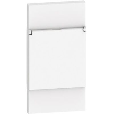 Bticino Frente com tampa para base de tomada Living Now2 modulos branco Bticino Frente com tampa para base de tomada Living Now2 modulos branco