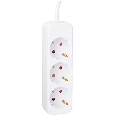 Meister Extensão de 3 tomadas, Cabo de 3 m Meister Extensão de 3 tomadas, Cabo de 3 m