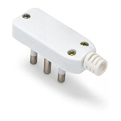 Velamp tomada quadrada, 90 °, 2P + T, 16 A, economia de espaço, branco, 1 unidade Velamp tomada quadrada, 90 °, 2P + T, 16 A, economia de espaço, branco, 1 unidade
