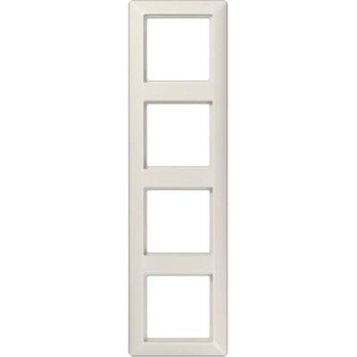 Jung as500 Moldura embelezadora montagem vertical horizontal branco marfim quadrupple Jung as500 Moldura embelezadora montagem vertical horizontal branco marfim quadrupple