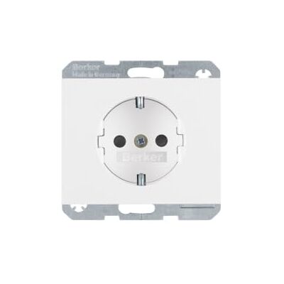Berker Hager Tomada de corrente (tipo F, branco, de plástico, térmico, 250 V, 16 A, 50 60 Hz) Berker Hager Tomada de corrente (tipo F, branco, de plástico, térmico, 250 V, 16 A, 50 60 Hz)