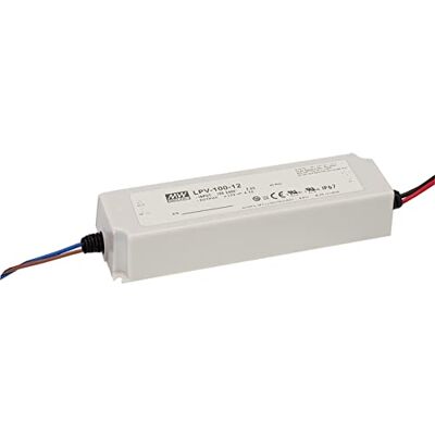 MEAN WELL LPV-100-5 100 W 5 V 12A, MW , LED impermeável alterar a fonte de alimentação, conversor para, o transformador, alimentação de energia de comutação AC- DC MEAN WELL LPV-100-5 100 W 5 V 12A, MW , LED impermeável alterar a fonte de alimentação, conversor para, o transformador, alimentação de energia de comutação AC- DC