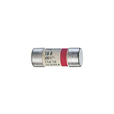 Legrand LEG11616 Caixa de fusíveis para casa (10 unidades, cilíndricos, sem luz piloto, 10,3 x 25,8 mm, 16 A) Legrand LEG11616 Caixa de fusíveis para casa (10 unidades, cilíndricos, sem luz piloto, 10,3 x 25,8 mm, 16 A)