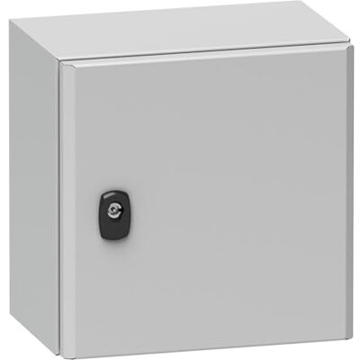 Schneider Electric Schneider Spacial S3D Porta completa sem placa de montagem, 300 x 200 x 150, IP66, IK10 e RAL7035, cor branca Schneider Electric Schneider Spacial S3D Porta completa sem placa de montagem, 300 x 200 x 150, IP66, IK10 e RAL7035, cor branca