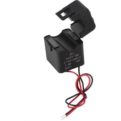 DEWIN Transformador de corrente de núcleo dividido, 100 A transformador de corrente PZCT-02 sensor de bobina para medidor de energia DEWIN Transformador de corrente de núcleo dividido, 100 A transformador de corrente PZCT-02 sensor de bobina para medidor de energia