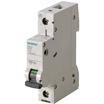 Siemens 5sl6 Automático magnetotermico 230/400v 6ka 1 polo c-1a Siemens 5sl6 Automático magnetotermico 230/400v 6ka 1 polo c-1a
