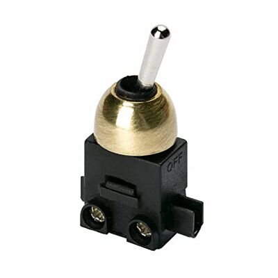 Orion Interruptor embutido basculante ON/OFF ligado/desligado 250 V luzes 1 polo 2 (1) A LS-2 dourado candeeiros de mesa apliques de parede (latão) Orion Interruptor embutido basculante ON/OFF ligado/desligado 250 V luzes 1 polo 2 (1) A LS-2 dourado candeeiros de mesa apliques de parede (latão)