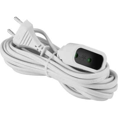 DEBFLEX Alargador 2P 6A 2X0,75 Mm² Ho3Vv-H2-F 5M Branco DEBFLEX Alargador 2P 6A 2X0,75 Mm² Ho3Vv-H2-F 5M Branco