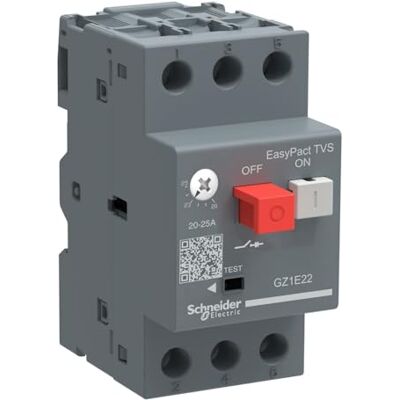 Schneider Electric Schneider 6-10A EasyPact TVS disjuntor de motor, cor branca Schneider Electric Schneider 6-10A EasyPact TVS disjuntor de motor, cor branca