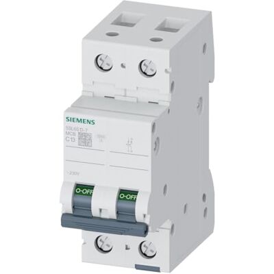 Siemens Automático magnetotermico 230v 6ka 1+neutro polos c 13a Siemens Automático magnetotermico 230v 6ka 1+neutro polos c 13a