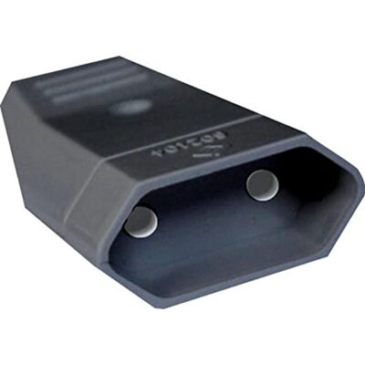 SILVER ELECTRONICS Tomada Fêmea, 250 V, Preto SILVER ELECTRONICS Tomada Fêmea, 250 V, Preto
