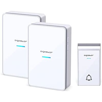 AIGOSTAR - Digital IP44 Wireless - Receptor Duplo - Campainha AIGOSTAR - Digital IP44 Wireless - Receptor Duplo - Campainha
