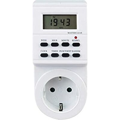 Silver Electronics 49401 Temporizador Digital Branco - Temporizador Eléctrico Silver Electronics 49401 Temporizador Digital Branco - Temporizador Eléctrico