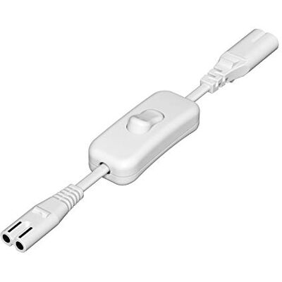 ledscom.de Cabo de passo para sistema de tomada C7/C8 tomada de dispositivo, interruptor, 0,2 m, branco ledscom.de Cabo de passo para sistema de tomada C7/C8 tomada de dispositivo, interruptor, 0,2 m, branco