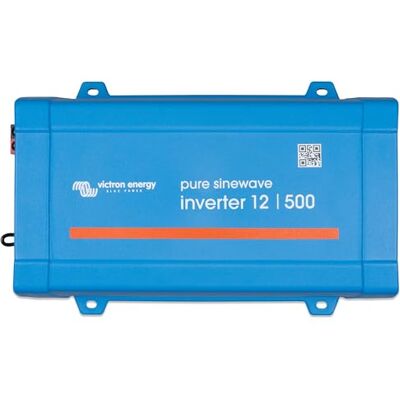 Victron Energy 500VA 12 volts 230 V CA inversor de onda sinusoidal pura (Schuko) Victron Energy 500VA 12 volts 230 V CA inversor de onda sinusoidal pura (Schuko)