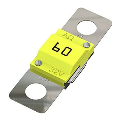 AUPROTEC Fusível de alta corrente Midi, 40 A 100 A, seleção: 60 A, amarelo, 10 unidades AUPROTEC Fusível de alta corrente Midi, 40 A 100 A, seleção: 60 A, amarelo, 10 unidades