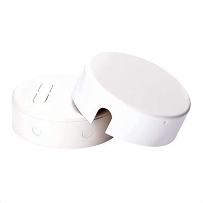 Orion Conjunto de distribuição com caixa de distribuição, cúpula, placa, caixa de derivação coberta, cor branco Orion Conjunto de distribuição com caixa de distribuição, cúpula, placa, caixa de derivação coberta, cor branco
